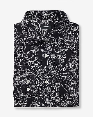 white christmas dresses Motive Short Sleeve Dress Shirt M / Black main image 0
