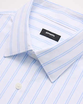 Slim Classic Striped Wrinkle-Resistant Everyday Performance Dress Shirt