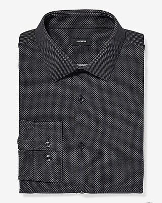 Classic Mini Dot Stretch Modern Tech 1MX Dress Shirt