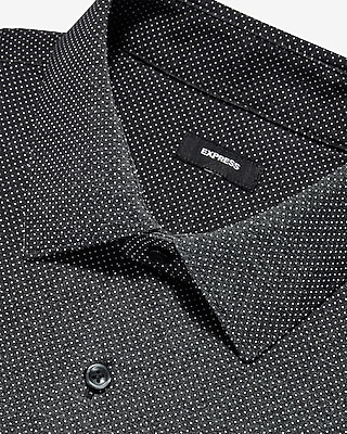 Classic Mini Dot Stretch Modern Tech 1MX Dress Shirt