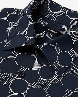 Slim Circle Geo Stretch 1MX Dress Shirt