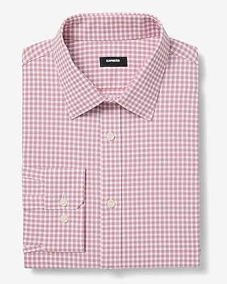 Slim Plaid Wrinkle-Resistant Everyday Performance Dress Shirt