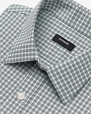 Slim Plaid Wrinkle-Resistant Everyday Performance Dress Shirt
