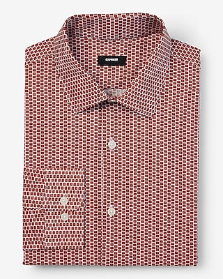 classic dot geo stretch 1mx dress shirt