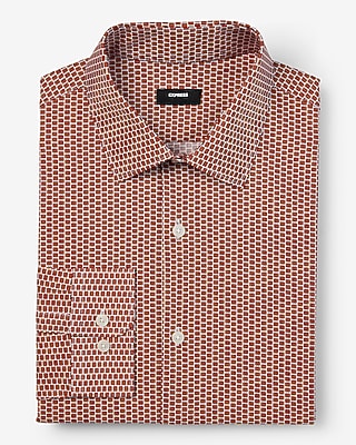 classic dot geo stretch 1mx dress shirt