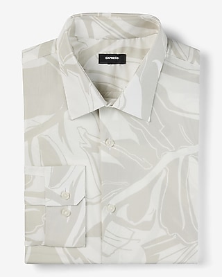 Slim Marbled Stretch 1MX Dress Shirt