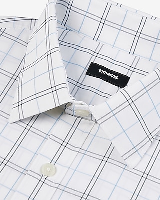 Slim Plaid Wrinkle-Resistant Everyday Performance Dress Shirt