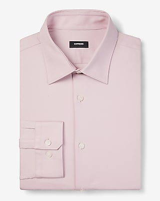 Extra Slim Solid Stretch 1mx Dress Shirt Express