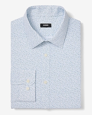 Slim Dot Print Wrinkle-resistant Everyday Performance Dress