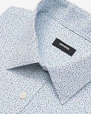 Extra Slim Mini Floral Wrinkle-Resistant Everyday Performance Dress Shirt