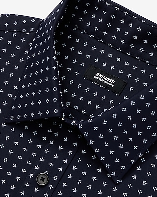 Slim Tile Dots Wrinkle-Resistant Everyday Performance Dress Shirt