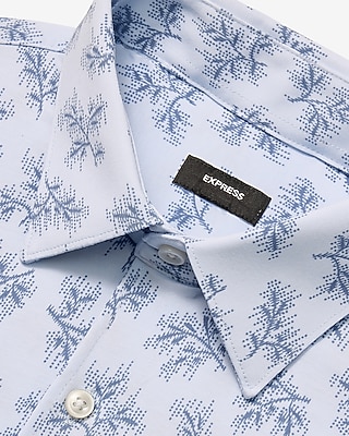 Slim Floral Modern Tech 1MX Dress Shirt