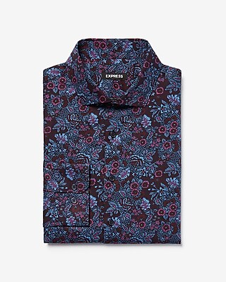 mens floral dress shirts express