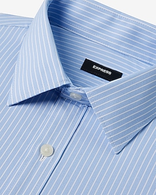 Classic Striped Wrinkle-Resistant Everyday Performance Dress Shirt