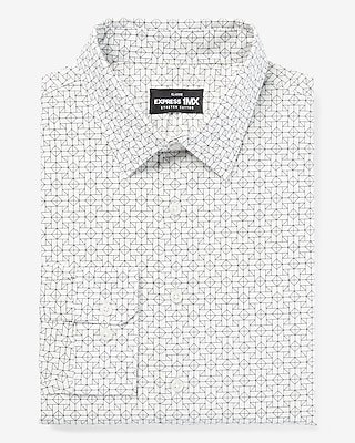 express fitted dress shirt