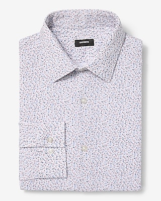Slim Mini Ditzy Floral Modern Tech 1MX Dress Shirt