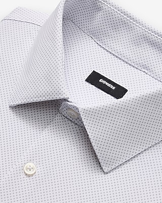 Slim Mini Dot Stretch Modern Tech 1MX Dress Shirt