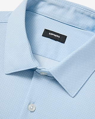 Slim Mini Dot Stretch Modern Tech 1MX Dress Shirt