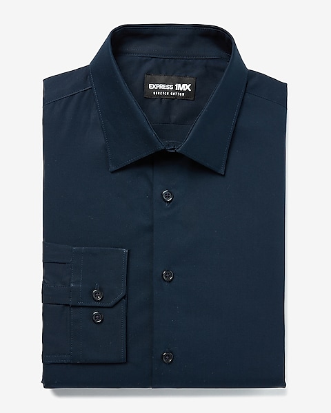 extra slim fit dress shirt The Black Tux Cotton Shirt-Extra In Black resistant fabric to keep you cool and stylish Calvin Klein Men's Extra Slim