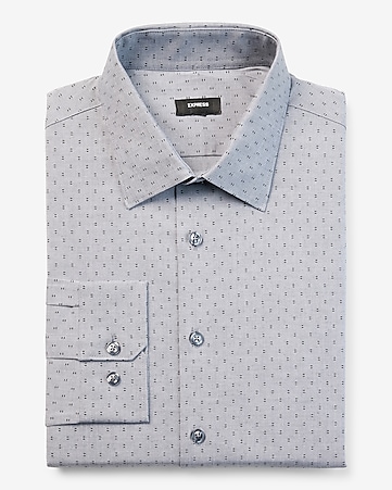 New EXPRESS Mens Extra Slim Fit Pinstriped Button Down Dress Shirt XS-XL Colors 
