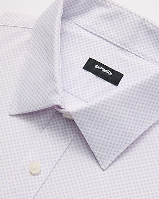 Slim Mini Geo Floral Wrinkle-Resistant Everyday Performance Dress Shirt