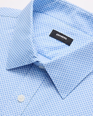 Slim Mini Geo Floral Wrinkle-Resistant Everyday Performance Dress Shirt