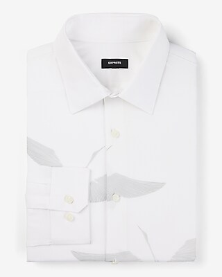 Slim Crane Graphic Stretch 1MX Dress Shirt