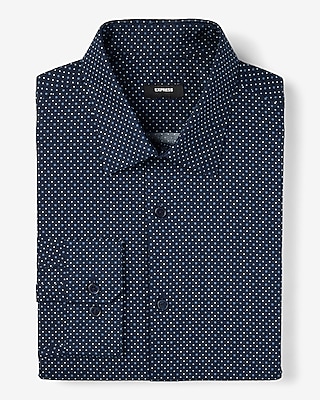 Slim Dot Stretch 1MX Dress Shirt