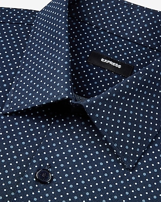 Slim Dot Stretch 1MX Dress Shirt