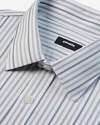 Classic Striped Wrinkle-Resistant Everyday Performance Dress Shirt