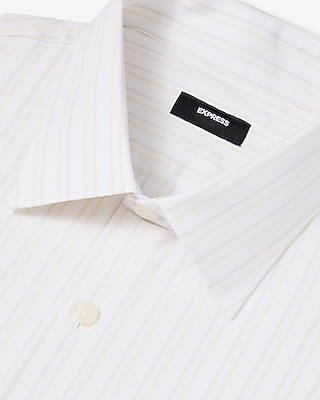Slim Multi Striped Textured Stretch Dress Shirt
