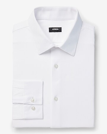 Men's Easy Care Stretch Slim-Fit Long-Sleeve Shirt | Blue | XL | Uniqlo US