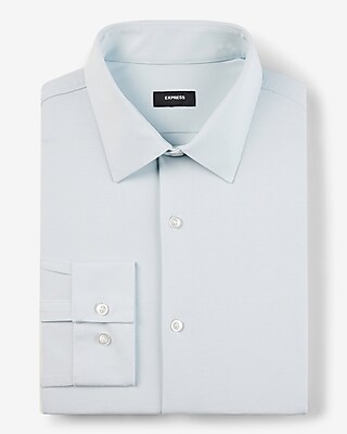 express modern fit dress shirt Express Men's Big & Tall Classic Stretch Modern Tech 1Mx Dress Shirt in White 2XL