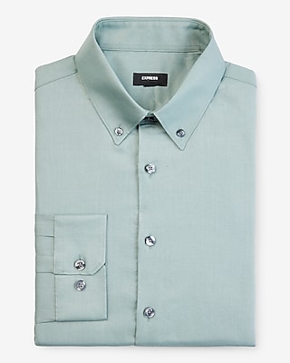 Slim Solid Stretch Pinpoint Oxford 1MX Dress Shirt