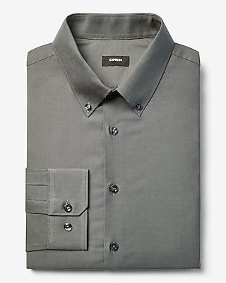 Slim Solid Stretch Pinpoint Oxford 1MX Dress Shirt