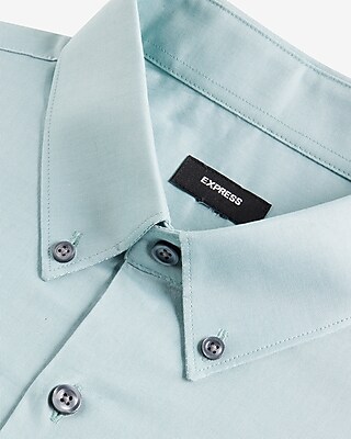 Slim Solid Stretch Pinpoint Oxford 1MX Dress Shirt - thumbnail 10