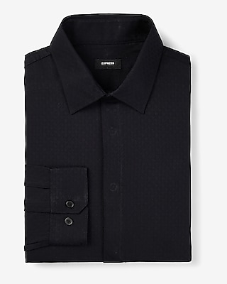 Slim Houndstooth Jacquard 1MX Dress Shirt