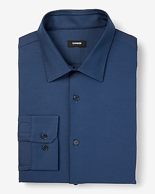 Extra Slim Solid Twill Stretch 1MX Dress Shirt