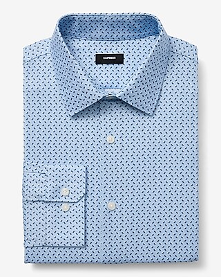 Slim Mini Geo Dots Stretch 1MX Dress Shirt