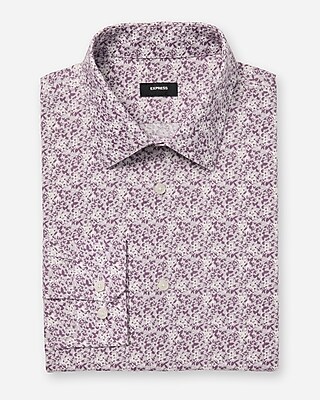 Extra Slim Mini Layered Floral Stretch 1MX Dress Shirt