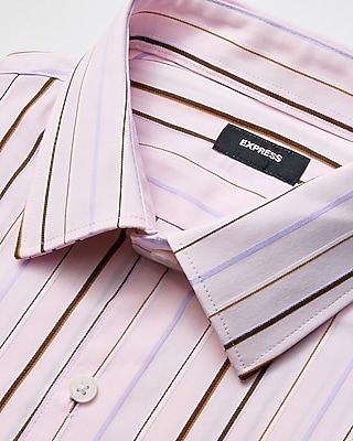 Slim Ombre Striped Stretch Modern Tech 1MX Dress Shirt