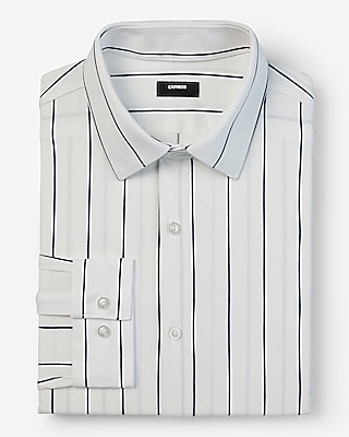 Extra Slim Striped Stretch Modern Tech 1MX Dress Shirt