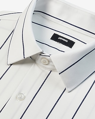 Extra Slim Striped Stretch Modern Tech 1MX Dress Shirt