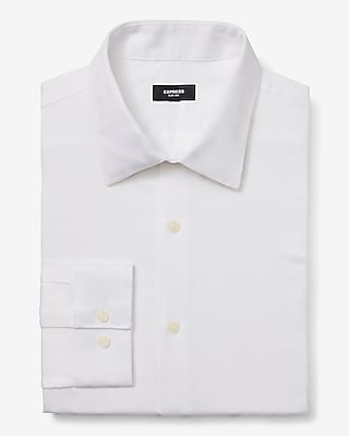Slim Textured Dot Cotton 1MX Dress Shirt