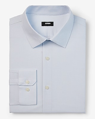 Extra Slim Solid Stretch 1mx Dress Shirt | Express