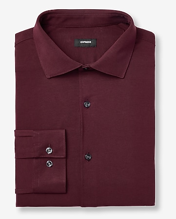 wine red dress shirt Proper Cloth Men's Greenwich Burgundy Twill Custom %20Modern Hisdern Men's Wine Red Dress