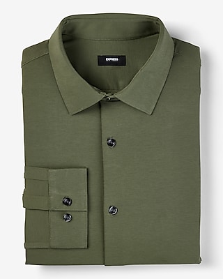 Slim Solid Stretch Modern Tech 1MX Dress Shirt