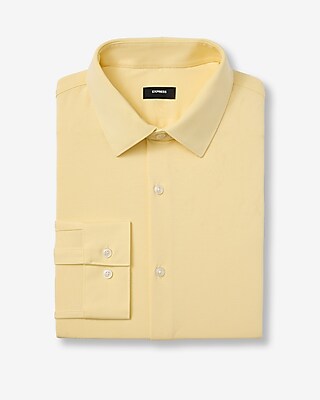 express yellow dress shirt Slim Stretch Modern Tech 1mx Dress Shirt