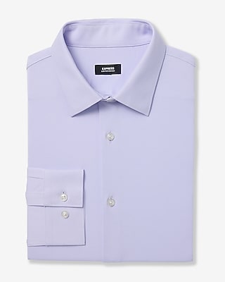 express purple dress shirt Express Men's Slim Stretch Modern Tech 1Mx Dress Shirt in Purple Large Tall