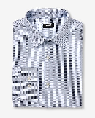 シャツ IONSEOUL Robre double crop check short sleeve shirt  JE1305 Geo Rayon Short Sleeve Shirt | Express